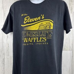Eleven's Waffles Graphic Tee - Black & Yellow
